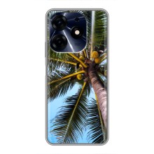 Силиконовый чехол с КАРТИНКАМИ лето для TECNO Spark 10 Pro (AlphaPrint) (Пальма)