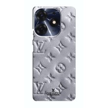 Текстурный Чехол Louis Vuitton для Техно Спарк 10 про – Белый ЛВ