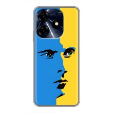 Украинские Чехлы для TECNO Spark 10 Pro с картинкой УПА (AlphaPrint) (Степан Бандера)