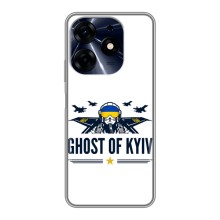 Защитные чехлы (Призрак Киева) для TECNO Spark 10 Pro (AlphaPrint) (GHOST of Kyiv)