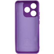 Чехол Silicone Cover Lakshmi Full Camera (A) для TECNO Spark 10 – Фиолетовый