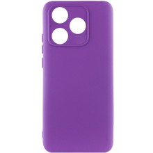 Чехол Silicone Cover Lakshmi Full Camera (A) для TECNO Spark 10 (Фиолетовый)