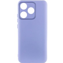 Чохол Silicone Cover Lakshmi Full Camera (AAA) для TECNO Spark 10 – Бузковий