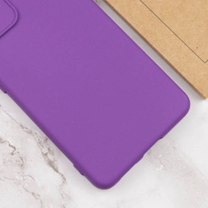 Чехол Silicone Cover Lakshmi Full Camera (A) для TECNO Spark 10 – Фиолетовый
