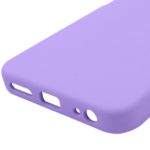 Чохол Silicone Cover Lakshmi Full Camera (AAA) для TECNO Spark 10 – Бузковий