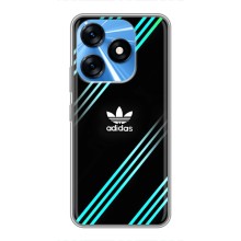 Чехлы Адидас для TECNO Spark 10 (AlphaPrint) (Адидас с полосами)