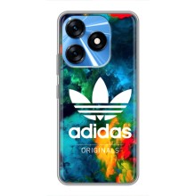 Чехлы Адидас для TECNO Spark 10 (AlphaPrint) (Яркий Адидас)