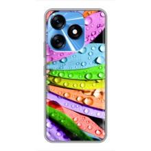 Чехлы (ART) Цветы на TECNO Spark 10 (VPrint) (Семицветик)