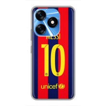 Чохли Мессі для TECNO Spark 10 (AlphaPrint) (Messi Barca 10)