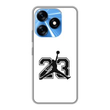 Чохли для TECNO Spark 10 - з картинкою JORDAN (AlphaPrint) (Jordan 23)