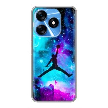 Чохли для TECNO Spark 10 - з картинкою JORDAN (AlphaPrint) (Яскравий Джордан)