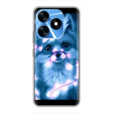 Чехлы с картинкой Лисички для TECNO Spark 10 (VPrint) (Яркая лисичка)