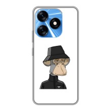 Чехлы с Обезьянами NFT для TECNO Spark 10 (AlphaPrint) (обезьяна NFT Adidas)