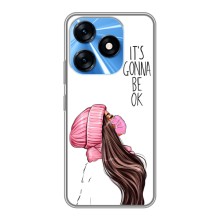 Чехол с печатью для TECNO Spark 10 - (Мода) (AlphaPrint) (Коронавирус)