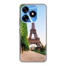 Чохол Ейфелева Вежа TECNO Spark 10 - (AlphaPrint) (Дорога до Парижу)