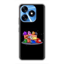 Чехол Амонг Ас для TECNO Spark 10 (AlphaPrint) (Амонг-ас)