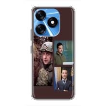 Чохол для TECNO Spark 10 (AlphaPrint - с принтом Зеленського)