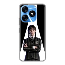 Чехлы Венсдей на TECNO Spark 10 Уэнсдей (AlphaPrint) (W-Wednesday)