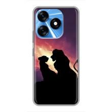 Чехол Король лев на Техно Спарк 10 (Симба и Налу)