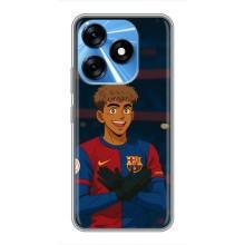 Чехол с футболистом Ламин Ямаль TECNO Spark 10 – Футболист Ямал