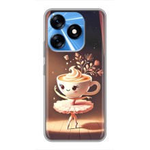 Чехол с мемом Тралалело тралала на TECNO Spark 10 (Балерина капучина)