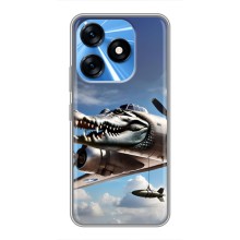 Чехол с мемом Тралалело тралала на TECNO Spark 10 (Бомбардиро крокодило)