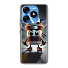 Чехол с мемом Тралалело тралала на TECNO Spark 10 (Капучино асасино)