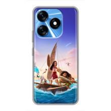 Чехол с мультфильмом Моана TECNO Spark 10 (Моана и Мауи)