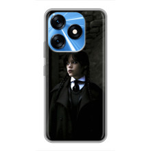 Чехол с дизайном Венздей 2 на TECNO Spark 10 – Уэнсдей в костюме