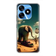Чехол с мемами тралалело тралала для TECNO Spark 10