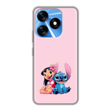 Чехол с принтом Стич на TECNO Spark 10 (Лило и Стич)