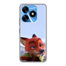 Чехол Зоотрополіс на TECNO Spark 10 – Лис Ник