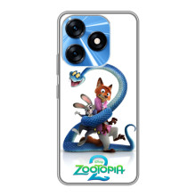 Чехол Зоотрополіс на TECNO Spark 10