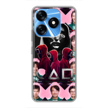 Чохол Гра в кальмара для TECNO Spark 10 – Персонажі гри кальмара