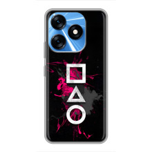 Чохол Гра в кальмара для TECNO Spark 10 – Ранги