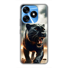 Чехол с картинкой «Хищники» для TECNO Spark 10 – Пантера