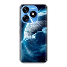 Космические Чехлы для Техно Спарк 10 (VPrint) (Земля с космоса)