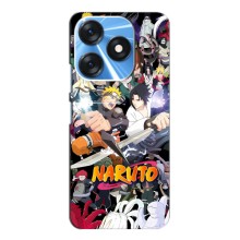 Купить Чехлы на телефон с принтом Anime для Техно Спарк 10 (Наруто постер)