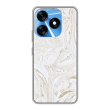 Мраморный чехол на TECNO Spark 10 (VPrint) (Белый мрамор)