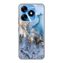 Мраморный чехол на TECNO Spark 10 (VPrint) (Нежный мрамор)