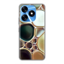 Мраморный чехол на TECNO Spark 10 (VPrint) (Радужный Мрамор)