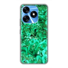 Мраморный чехол на TECNO Spark 10 (VPrint) (Салатный Мрамор)