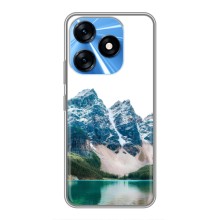 Силиконовый чехол с КАРТИНКАМИ лето для TECNO Spark 10 (AlphaPrint) (Гори)