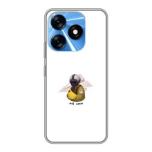Защитные чехлы (Призрак Киева) для TECNO Spark 10 (AlphaPrint) (Мой Краш)