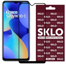 Защитное стекло SKLO 3D (full glue) для TECNO Spark 10C – Черный