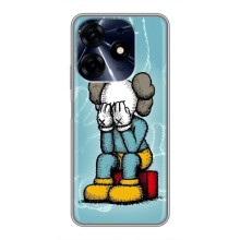 Чехлы для TECNO Spark 10c - Bearbrick Louis Vuitton (PREMIUMPrint) (Плач Bearbrick)