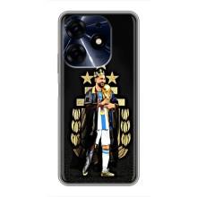 Чехлы для TECNO Spark 10c (Leo чемпион) (AlphaPrint) (Месси Король)