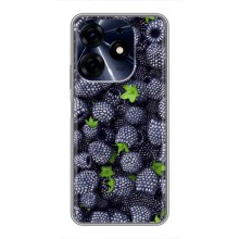 Чехлы с Фруктами для TECNO Spark 10c (VPrint) (Ежевика)