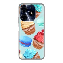 Чехлы с Фруктами для TECNO Spark 10c (VPrint) (Кексики)