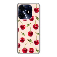 Чехлы с Фруктами для TECNO Spark 10c (VPrint) (Вишня)